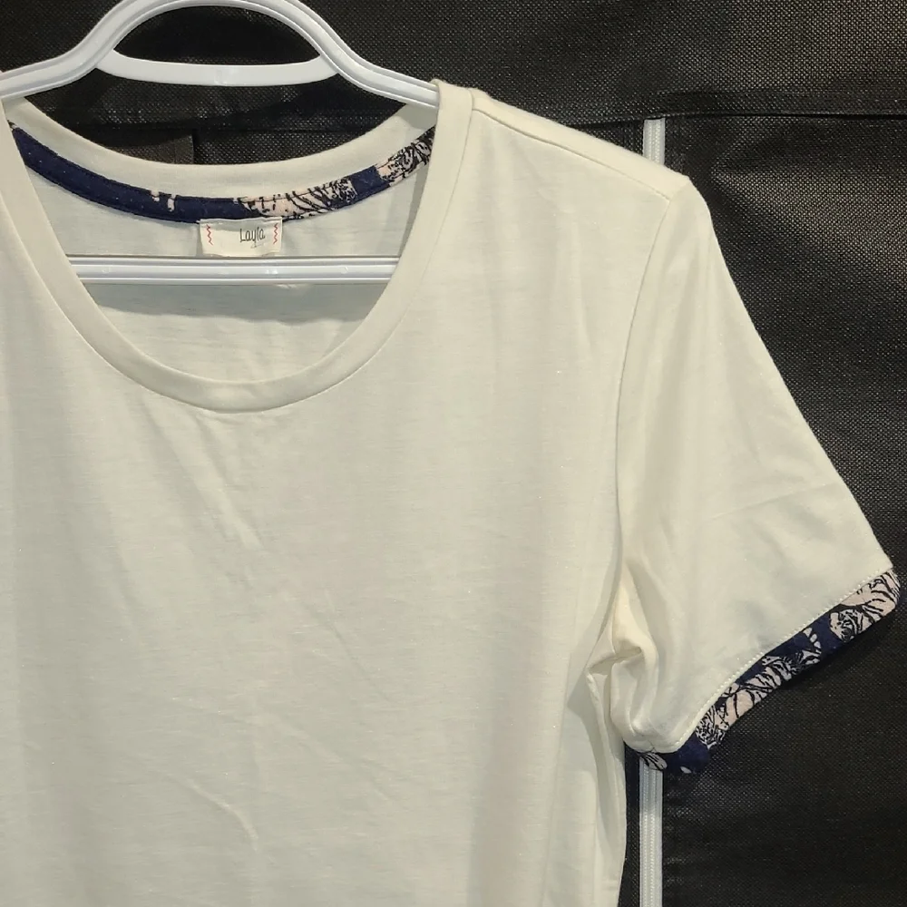 Women's Short Sleeve Tee - Cream - Picture 6 of 6